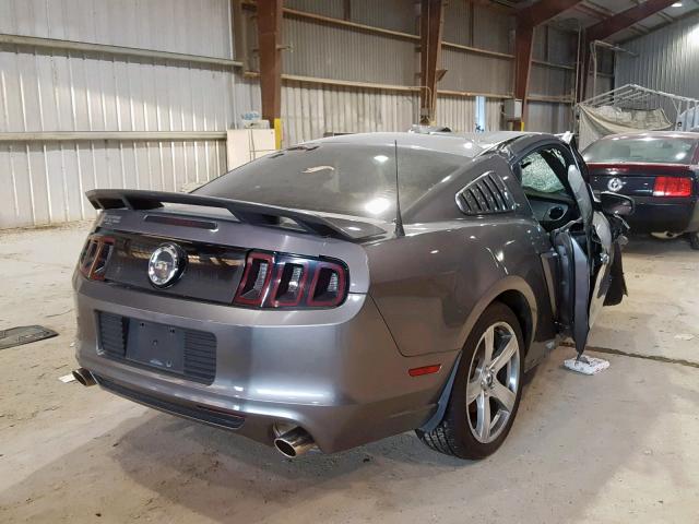 1ZVBP8CF0E5253538 - 2014 FORD MUSTANG GT GRAY photo 4