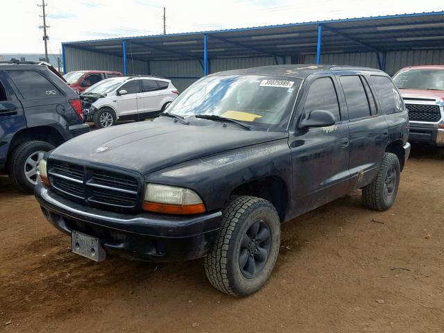 1D4HS38N13F528519 - 2003 DODGE DURANGO SP BLACK photo 2