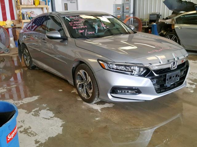 1HGCV1F56JA217024 - 2018 HONDA ACCORD EXL SILVER photo 1