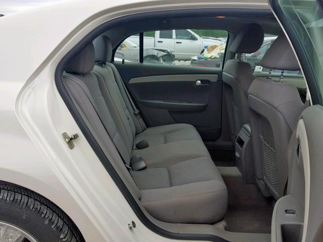 1G1ZC5E19BF209744 - 2011 CHEVROLET MALIBU 1LT WHITE photo 6