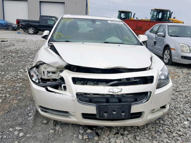 1G1ZC5E19BF209744 - 2011 CHEVROLET MALIBU 1LT WHITE photo 9