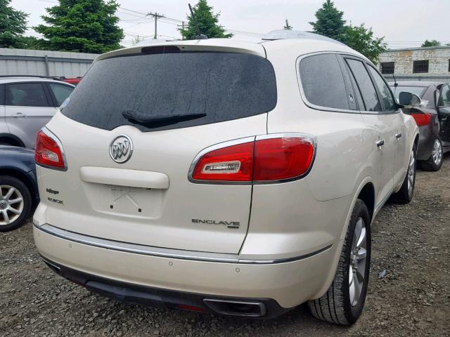 5GAKVDKD0DJ212836 - 2013 BUICK ENCLAVE CREAM photo 4