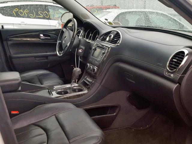 5GAKVDKD0DJ212836 - 2013 BUICK ENCLAVE CREAM photo 5