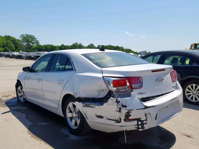 1G11B5SA0DF173210 - 2013 CHEVROLET MALIBU LS WHITE photo 3