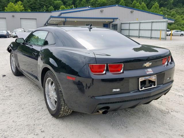 2G1FA1EDXB9143578 - 2011 CHEVROLET CAMARO LS BLACK photo 3