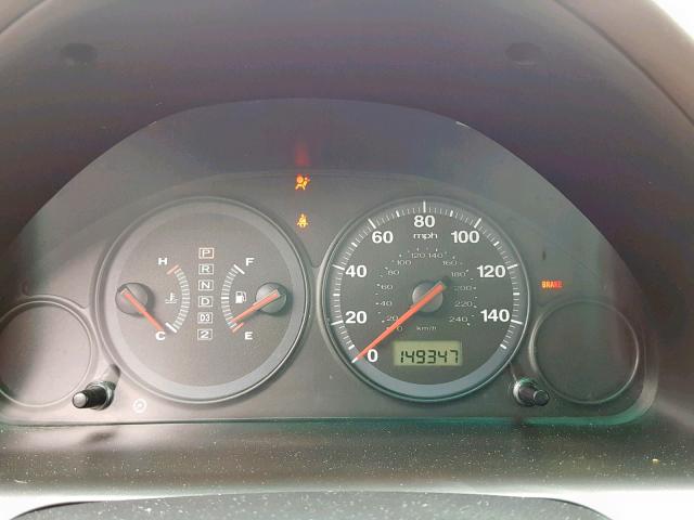 1HGES16384L012460 - 2004 HONDA CIVIC DX V BLUE photo 8