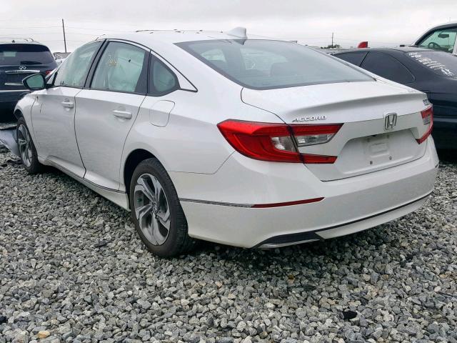 1HGCV1F46JA205589 - 2018 HONDA ACCORD EX WHITE photo 3