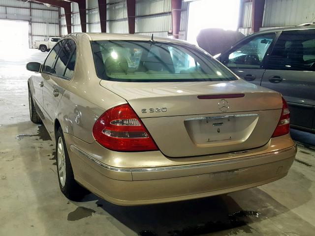 WDBUF65J84A455827 - 2004 MERCEDES-BENZ E 320 TAN photo 3