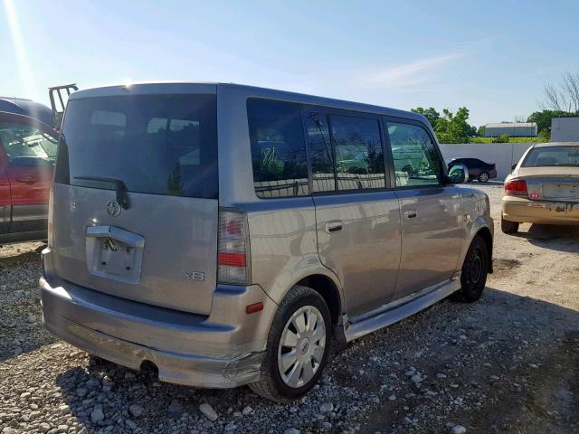 JTLKT334764044177 - 2006 TOYOTA SCION XB 银色 照片 4