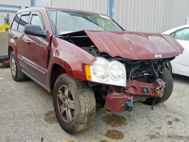 1J8GR48K07C614159 - 2007 JEEP GRAND CHER MAROON photo 1