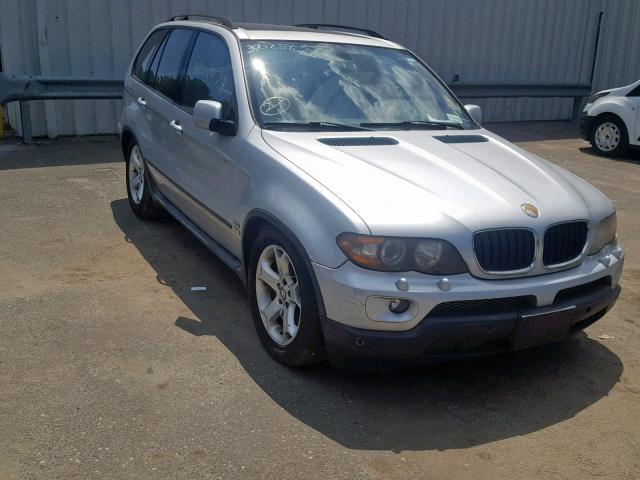 5UXFA13555LY23032 - 2005 BMW X5 3.0I SILVER photo 1