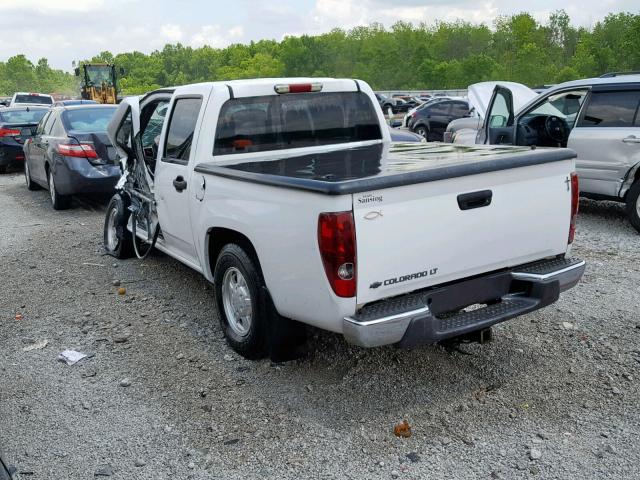 1GCCS13E778161185 - 2007 CHEVROLET COLORADO WHITE photo 3