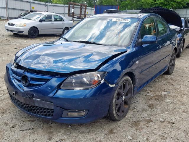 JM1BK324171638010 - 2007 MAZDA 3 S BLUE photo 2