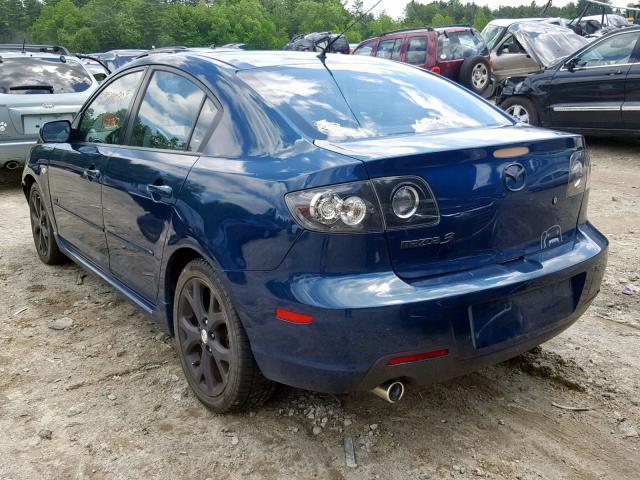 JM1BK324171638010 - 2007 MAZDA 3 S BLUE photo 3