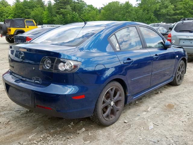 JM1BK324171638010 - 2007 MAZDA 3 S BLUE photo 4