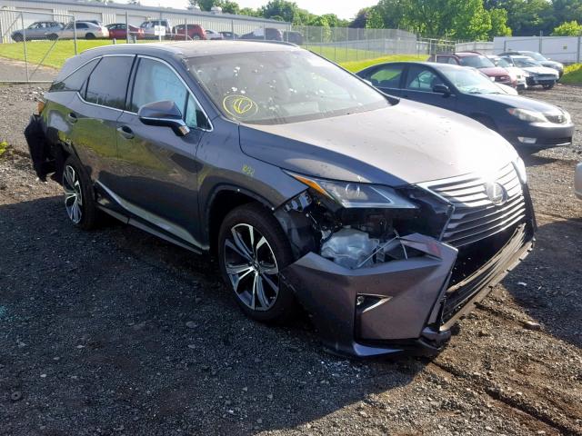 JTJDZKCA0J2004365 - 2018 LEXUS RX 350 L GRAY photo 1