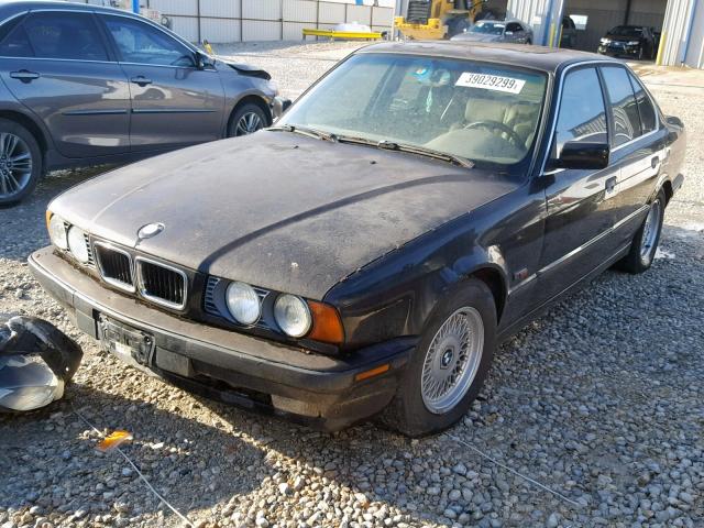 WBAHE5322SGA64887 - 1995 BMW 540 I BLACK photo 2