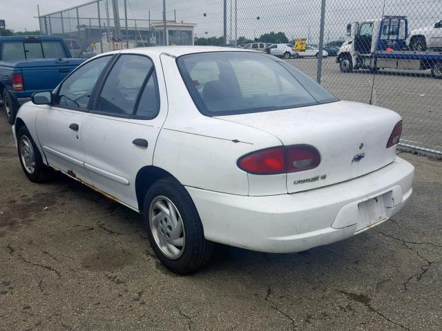 1G1JF5240Y7216958 - 2000 CHEVROLET CAVALIER L WHITE photo 3