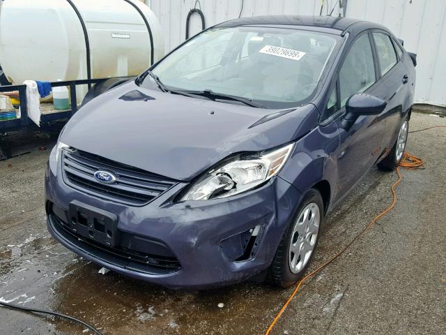 3FADP4AJ2CM180441 - 2012 FORD FIESTA S BLUE photo 2