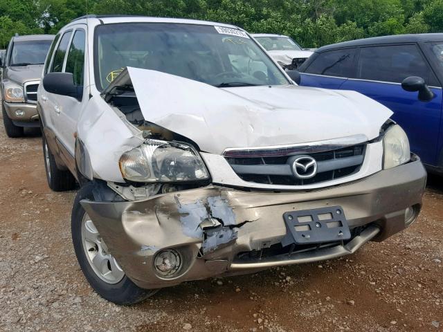 4F2YZ94184KM07476 - 2004 MAZDA TRIBUTE LX WHITE photo 9