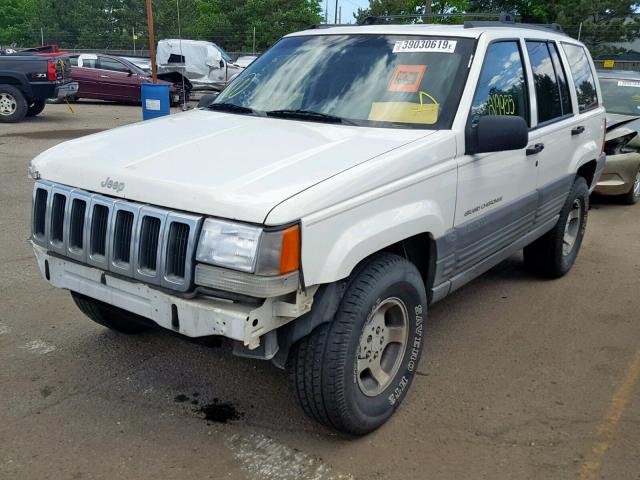 1J4GZ58Y0WC322411 - 1998 JEEP GRAND CHER WHITE photo 2