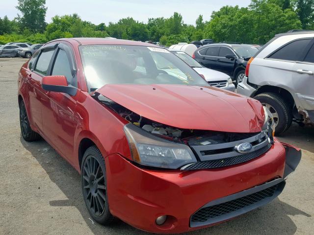 1FAHP3GN7AW204316 - 2010 FORD FOCUS SES RED photo 1