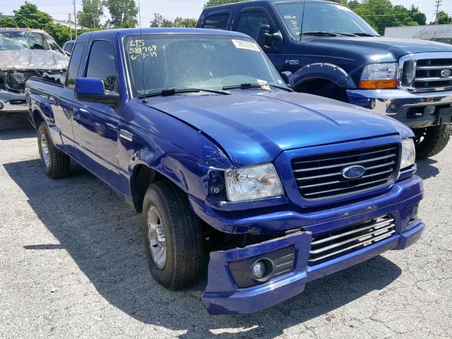 1FTYR14UX6PA35334 - 2006 FORD RANGER SUP BLUE photo 1