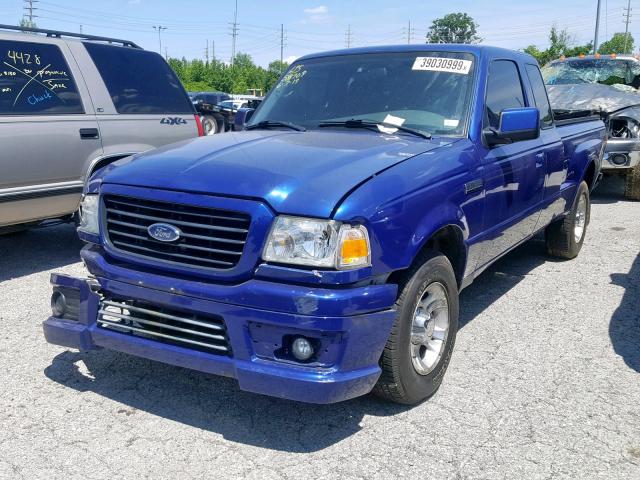 1FTYR14UX6PA35334 - 2006 FORD RANGER SUP BLUE photo 2