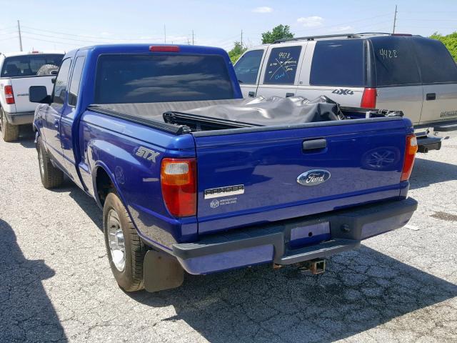 1FTYR14UX6PA35334 - 2006 FORD RANGER SUP BLUE photo 3