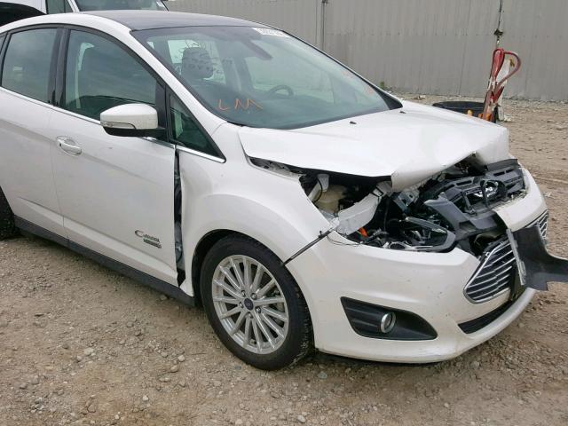 1FADP5CU1GL103841 - 2016 FORD C-MAX PREM WHITE photo 9