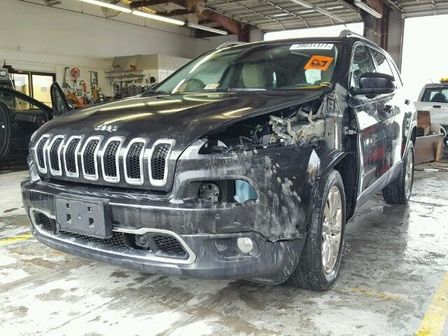 1C4PJLDS0FW731154 - 2015 JEEP CHEROKEE L BLACK photo 2