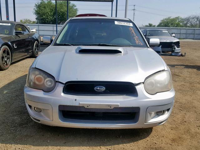 JF1GD29694G508718 - 2004 SUBARU IMPREZA WR SILVER photo 9