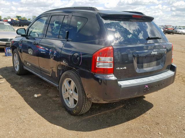 1J8FF47W38D553023 - 2008 JEEP COMPASS SP Қара фото 3