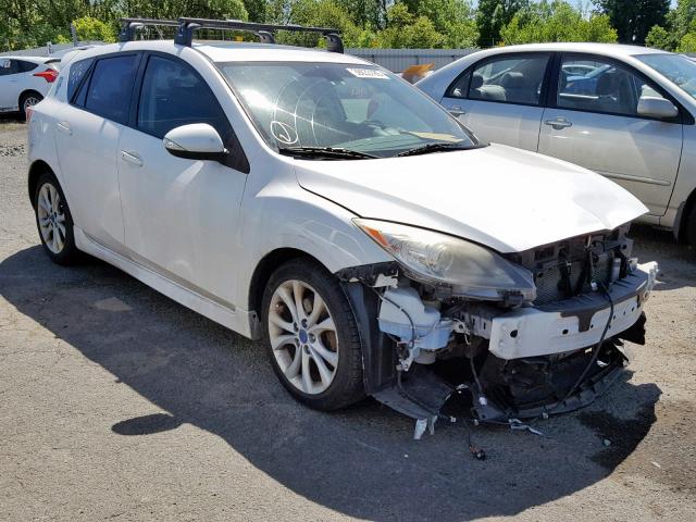 JM1BL1H69A1222062 - 2010 MAZDA 3 S WHITE photo 1