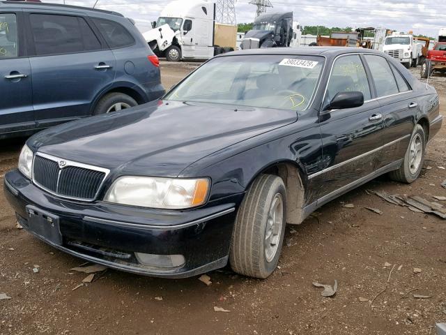 JNKBY31A6WM400588 - 1998 INFINITI Q45 BASE BLACK photo 2