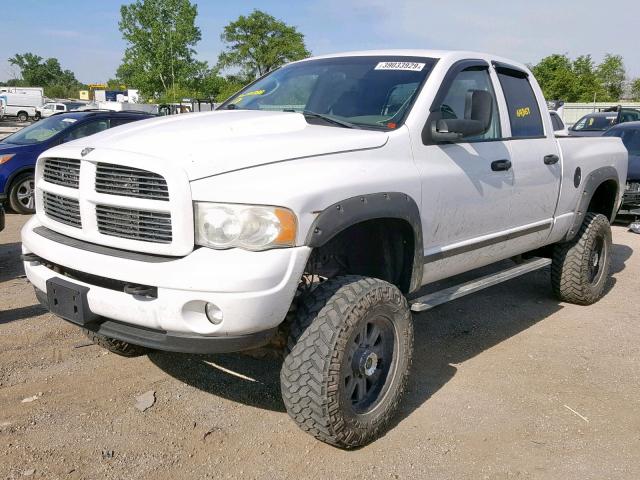 1D7KS28C56J214388 - 2006 DODGE RAM 2500 S WHITE photo 2