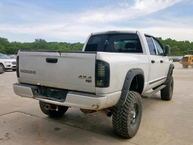 1D7KS28C56J214388 - 2006 DODGE RAM 2500 S WHITE photo 4