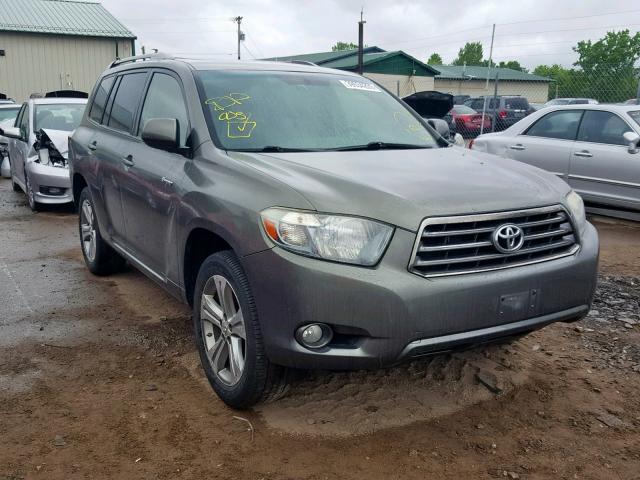 JTEES43A292144397 - 2009 TOYOTA HIGHLANDER GRAY photo 1