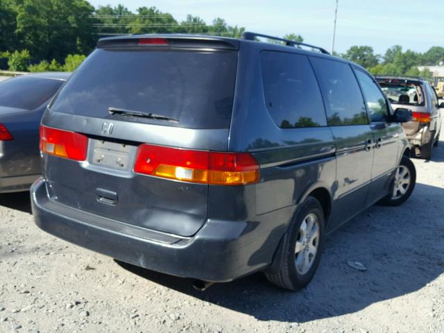 5FNRL18613B024150 - 2003 HONDA ODYSSEY EX GRAY photo 4