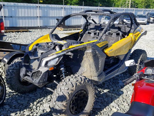 3JBVDAW27HK001274 - 2017 CAN-AM MAVERICK X YELLOW photo 2