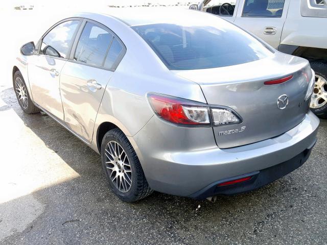 JM1BL1SF8A1331153 - 2010 MAZDA 3 I GRAY photo 3