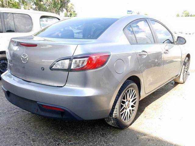 JM1BL1SF8A1331153 - 2010 MAZDA 3 I GRAY photo 4