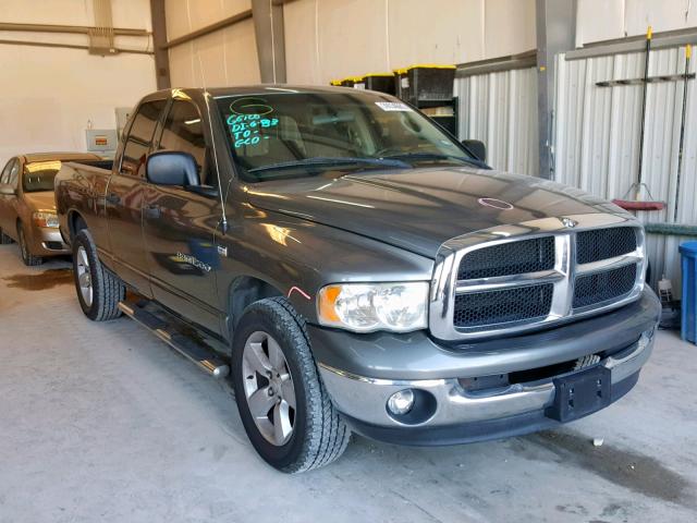 1D7HA18D45S257225 - 2005 DODGE RAM 1500 S GRAY photo 1