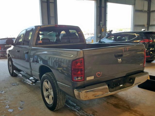 1D7HA18D45S257225 - 2005 DODGE RAM 1500 S GRAY photo 3