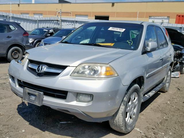 2HNYD18925H002877 - 2005 ACURA MDX TOURIN SILVER photo 2