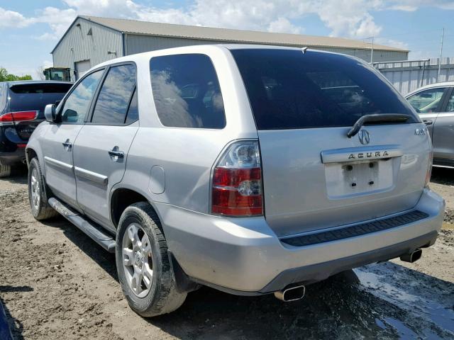 2HNYD18925H002877 - 2005 ACURA MDX TOURIN SILVER photo 3