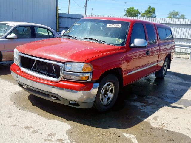 2GTEC19T4Y1115684 - 2000 GMC NEW SIERRA RED photo 2