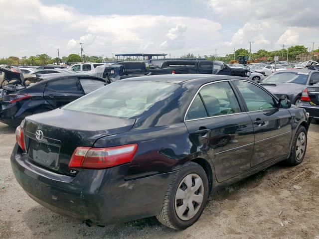 4T1BE46K07U105470 - 2007 TOYOTA CAMRY NEW BLACK photo 4