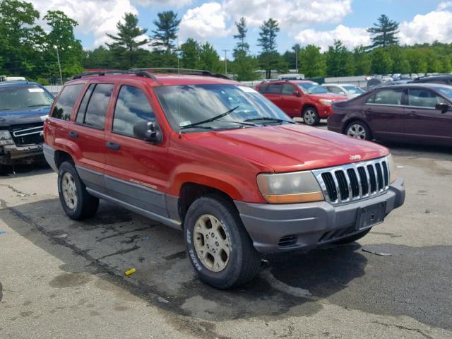 1J4GW48S71C679303 - 2001 JEEP GRAND CHER RED photo 1