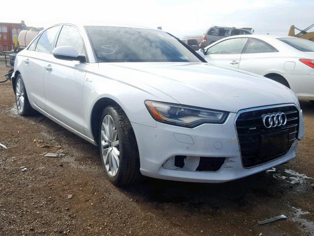 WAUFGAFC8EN009551 - 2014 AUDI A6 PREMIUM WHITE photo 1